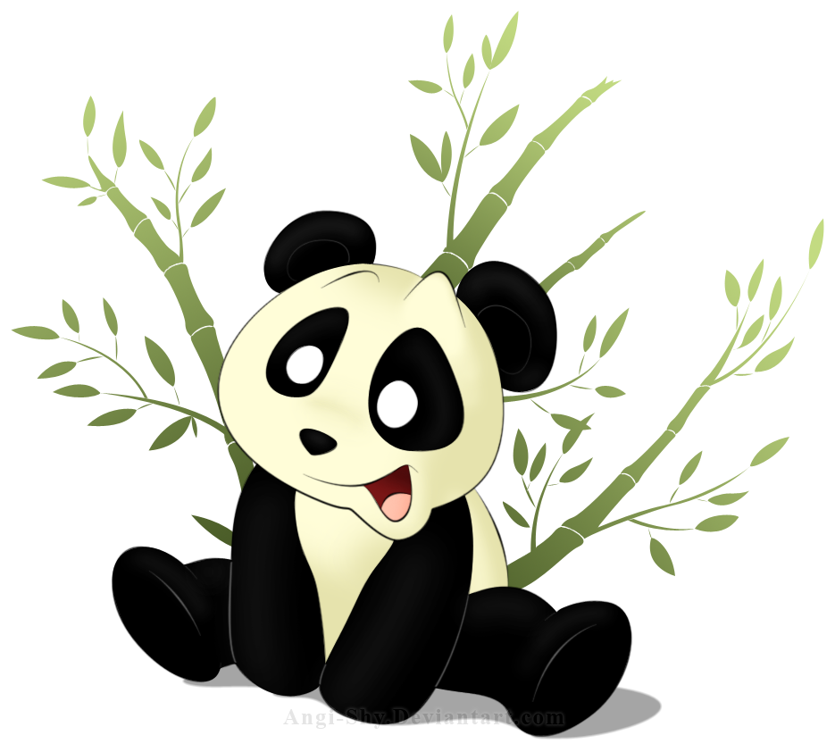 935x842 Random Panda And Bamboo By Angi Shy