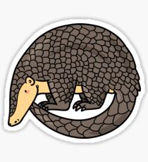 210x230 Pangolin Drawing Stickers Redbubble