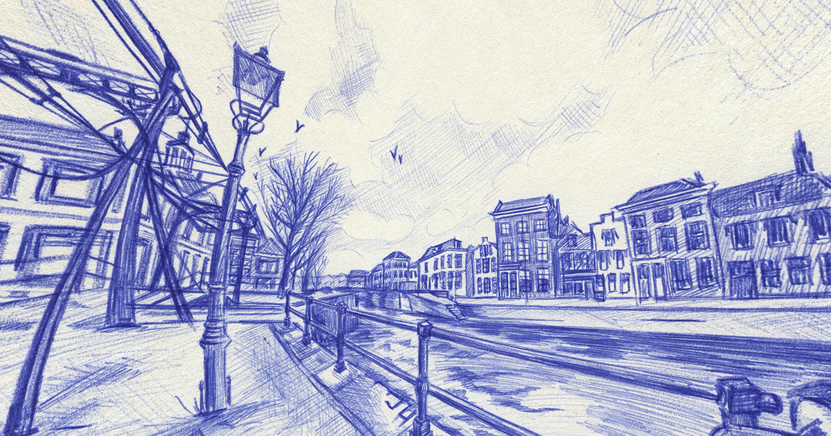 1200x630 I Draw Panoramic Worlds That Give You A 360 View Bored Panda