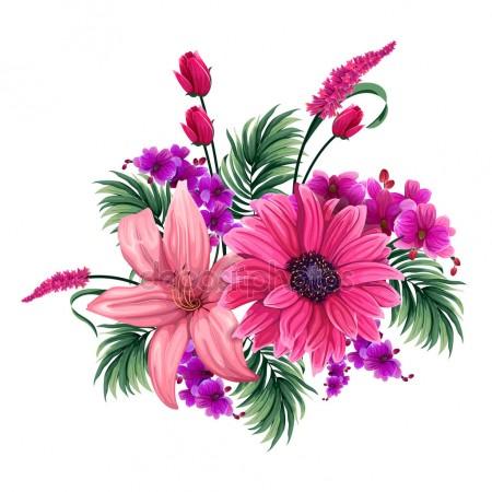 450x450 Viola Tricolor. Watercolor Colorful Pansies Flowers Drawing