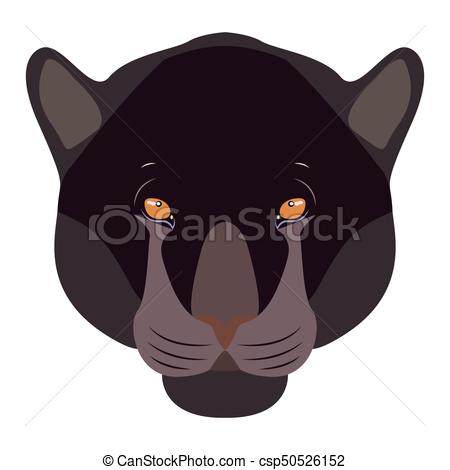 450x470 Colorful Panther's Head