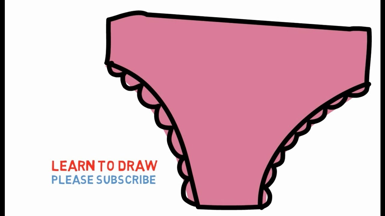 1280x720 Easy Step For Kids How To Draw A Panties