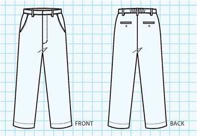 400x277 Flat Front Pants B647 American Royal Apparel