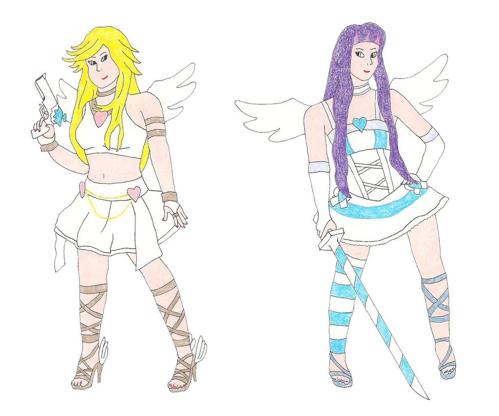 978x816 Panty And Stocking Angel Forms By Doctorevil06