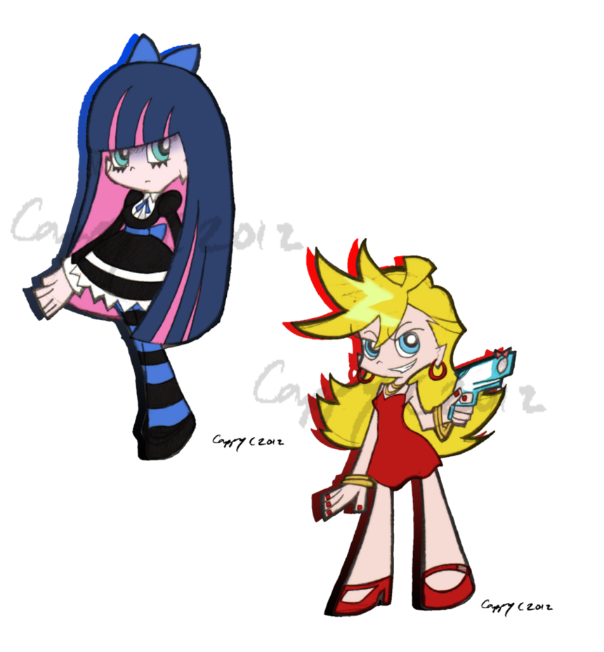 860x929 Style Practice Panty And Stocking By Cappy Code