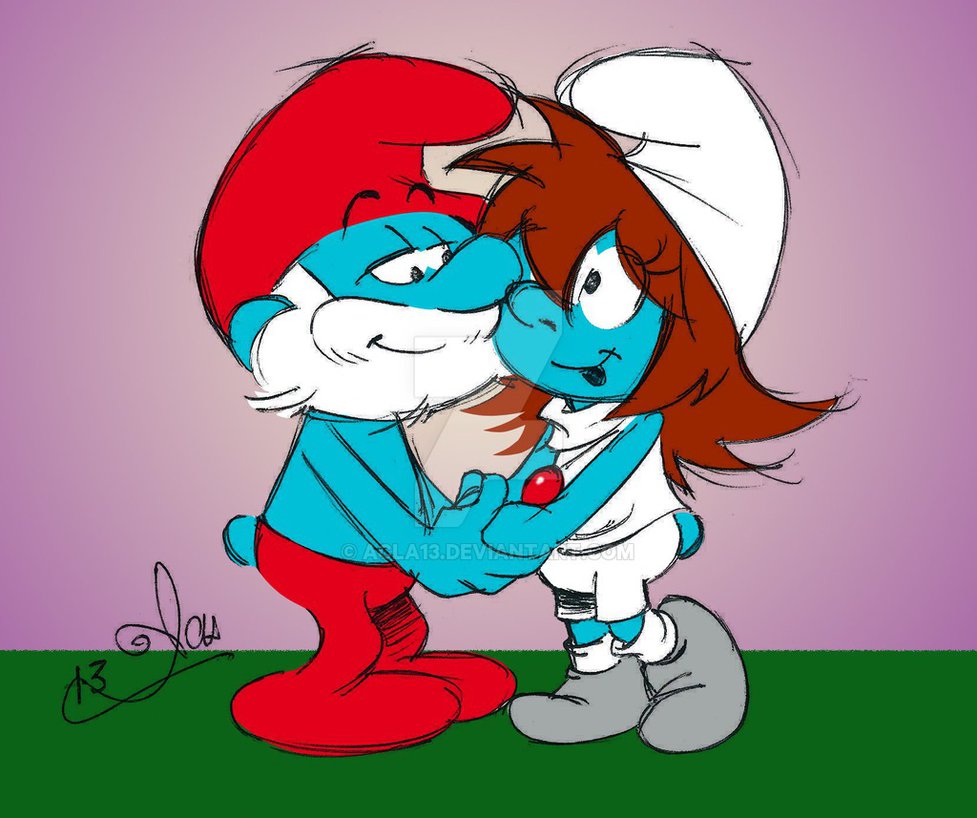 977x818 Papa Smurf X Angery By Acla13