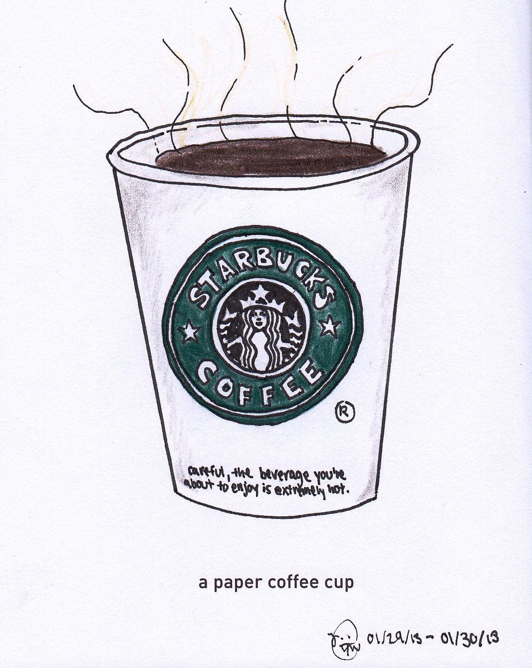 Download Paper Coffee Cup Drawing at GetDrawings.com | Free for ...