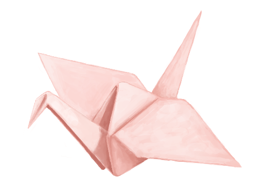 512x384 Origami Crane