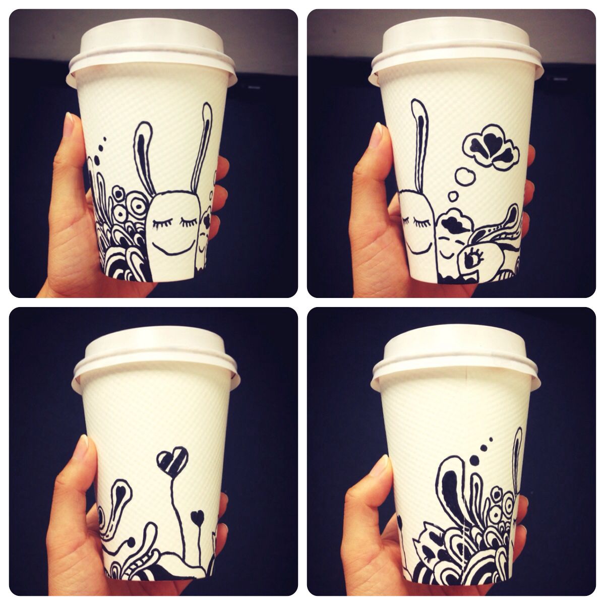 1200x1200 Coffee Cup Drawing. Coffee Cup Doodle. By Norah
