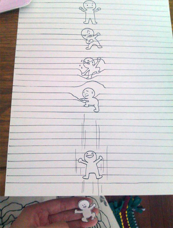 605x793 Creative Doodles That Don'T Stay Within The Lines Bored Panda