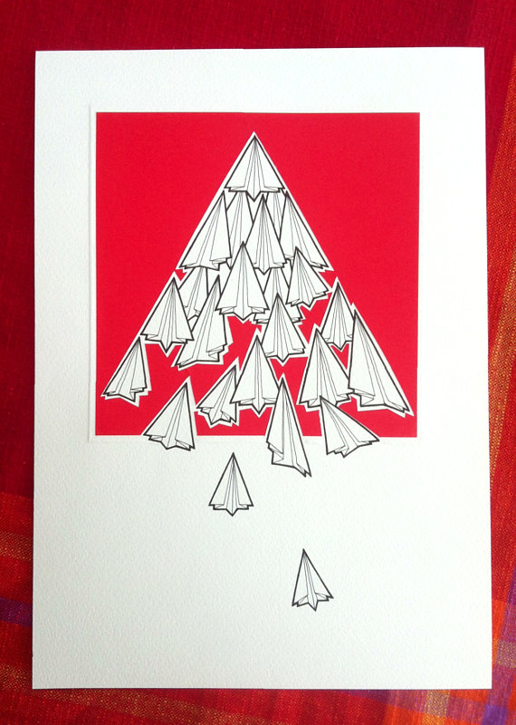 570x800 Paper Plane Illustration Fleet Hand Drawn Paper By Lightboxing