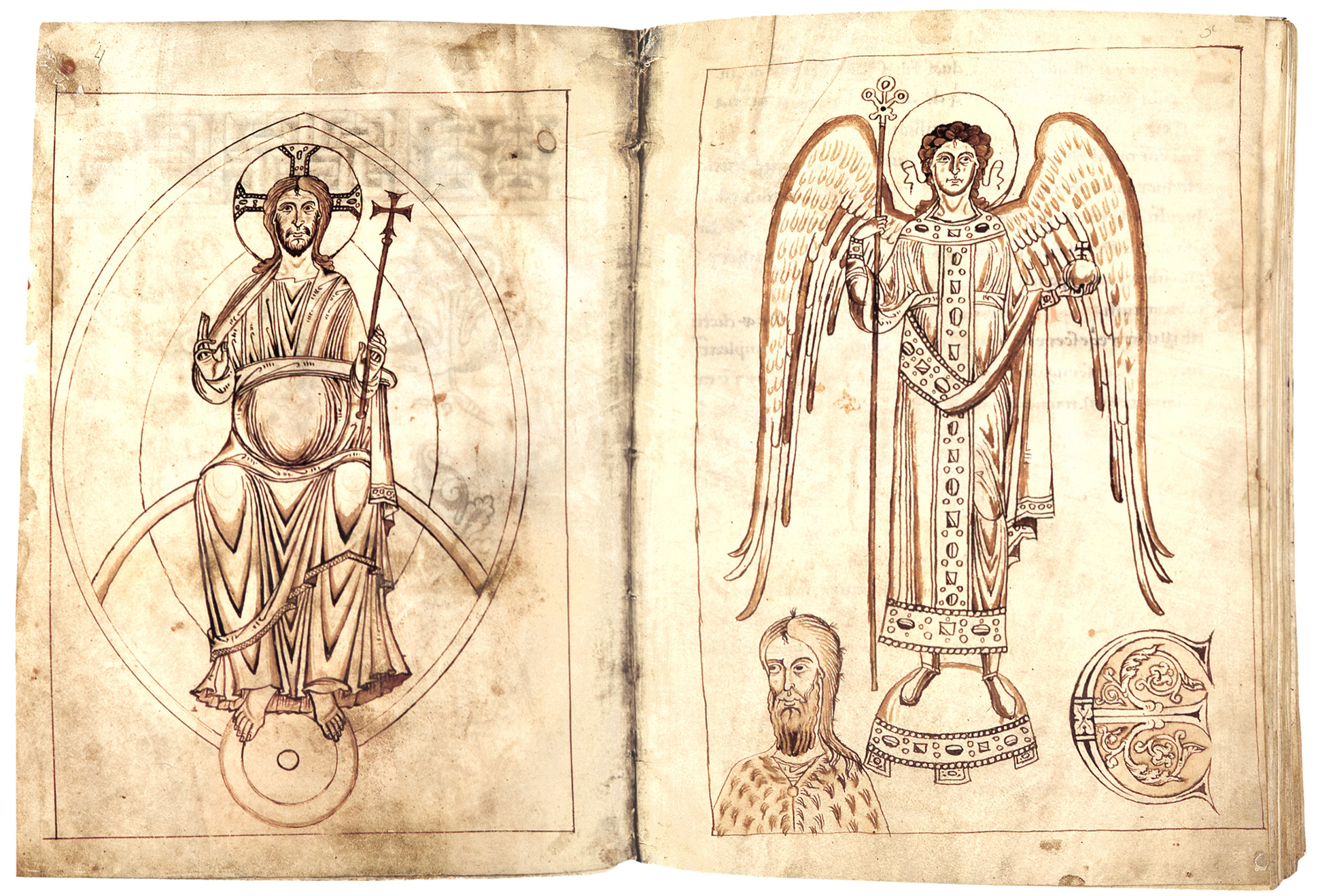 1939x1319 Set Of Drawings From A Liber Officialis Pen And Parchment