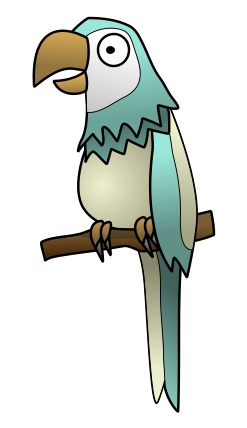 247x428 Drawing A Cartoon Parrot Cartoon