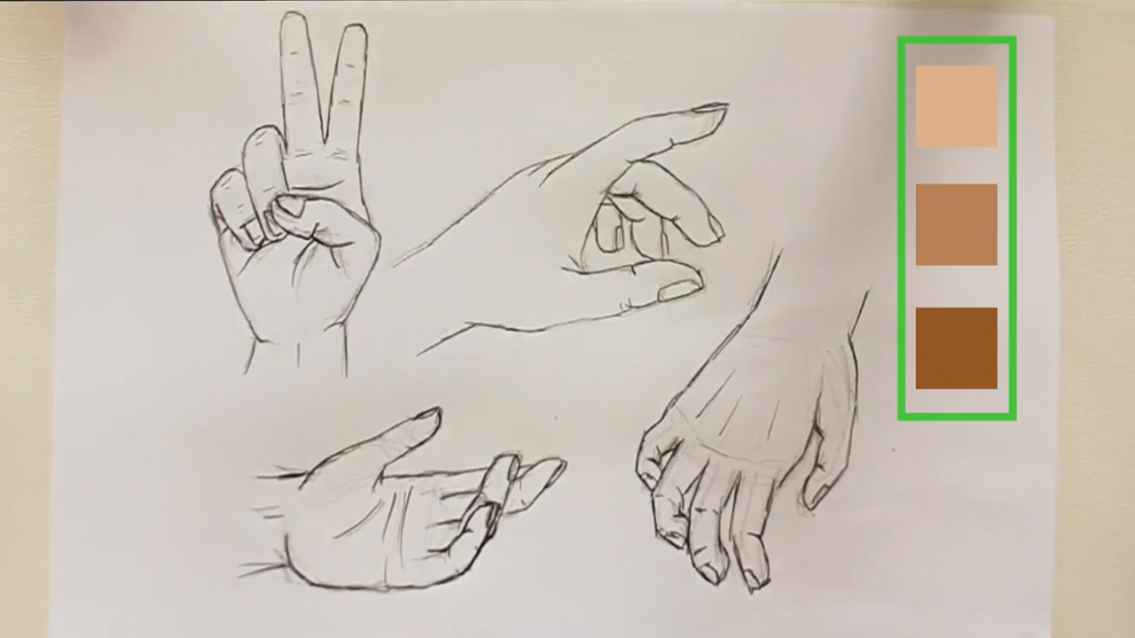 1280x720 How To Draw A Hand 14 Steps (With Pictures)