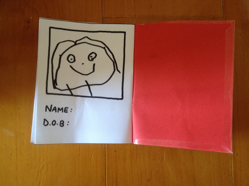 800x600 Play Passport, Childs Drawing Passport, Preschooler Make Believe