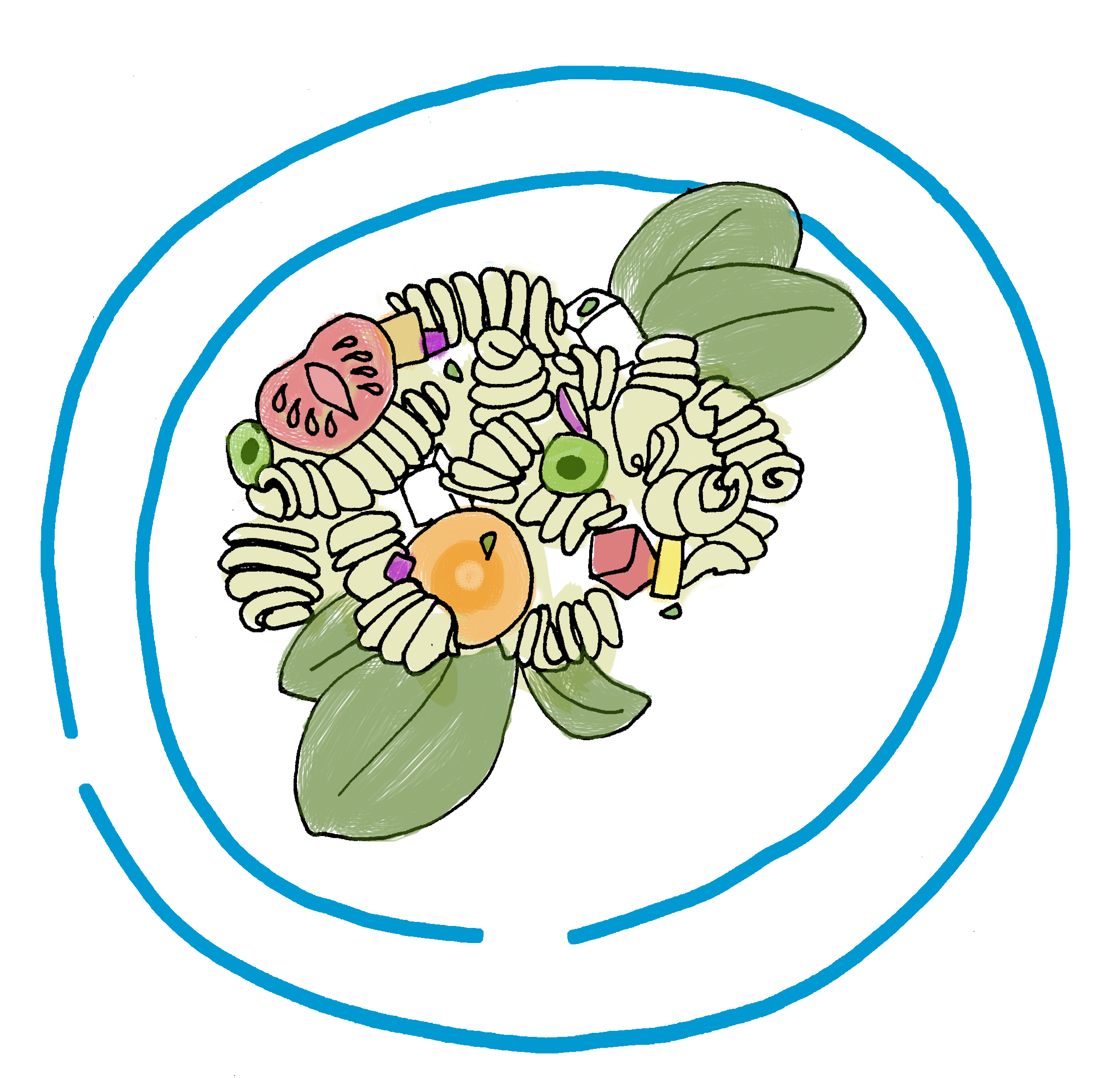 2232x2148 That's All She Rotini Pasta Salad (With Artichoke Dressing) Oh