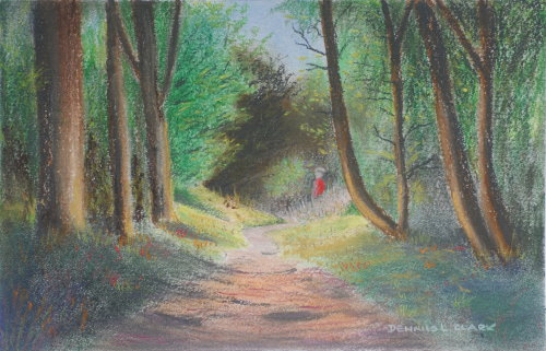 500x321 How To Draw Woodland Path In Pastel Online Art Lessons