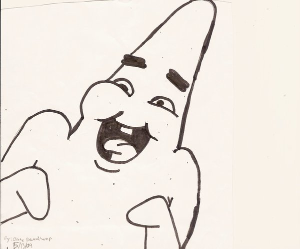600x497 Patrick Star Outlined By Ultra Mess