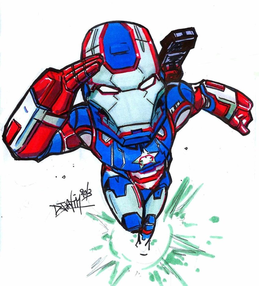 849x940 Iron Patriot By Djiguito