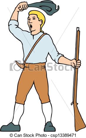 293x470 American Patriot Vectors Illustration