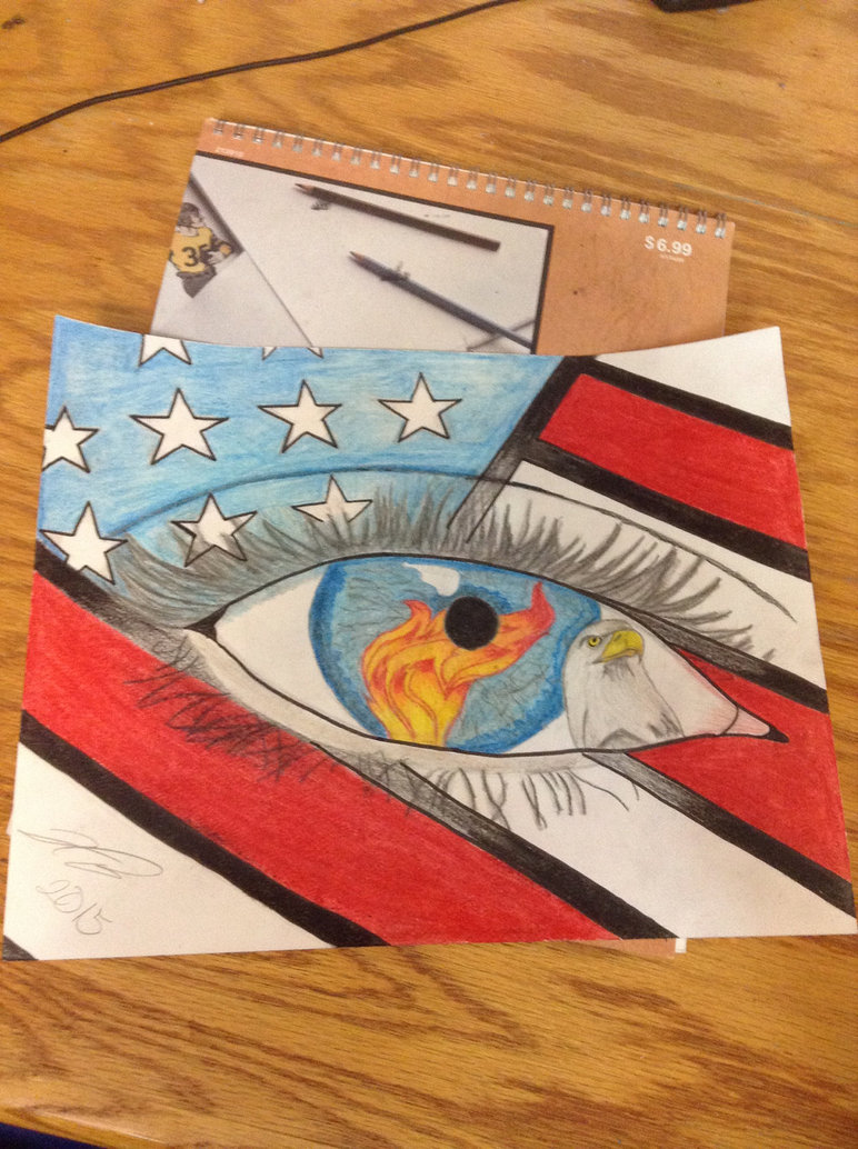772x1034 Patriotic Drawing By Undisputedart