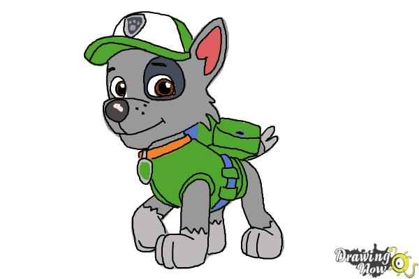 600x400 How To Draw Rocky Paw Patrol