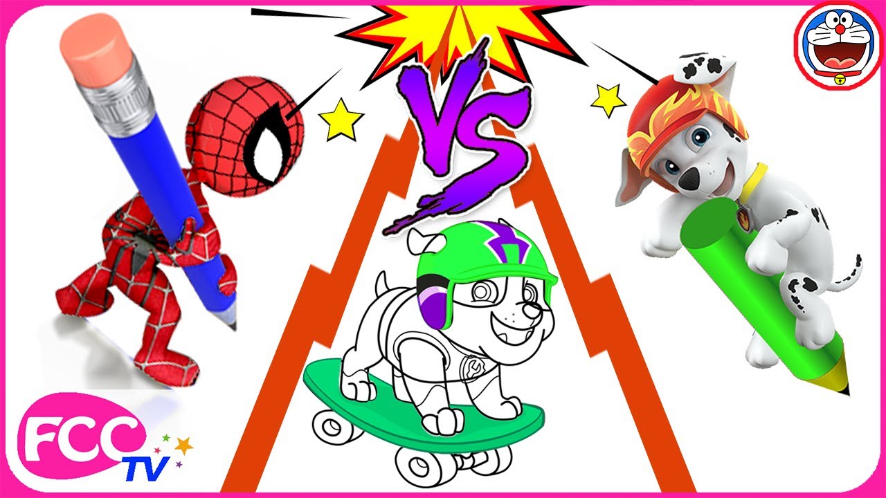 1280x720 Paw Patrol Drawing