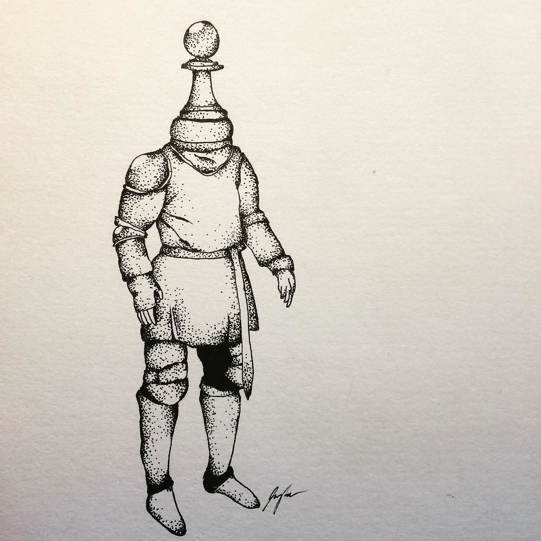 1080x1080 Cubix Chess Pawn.