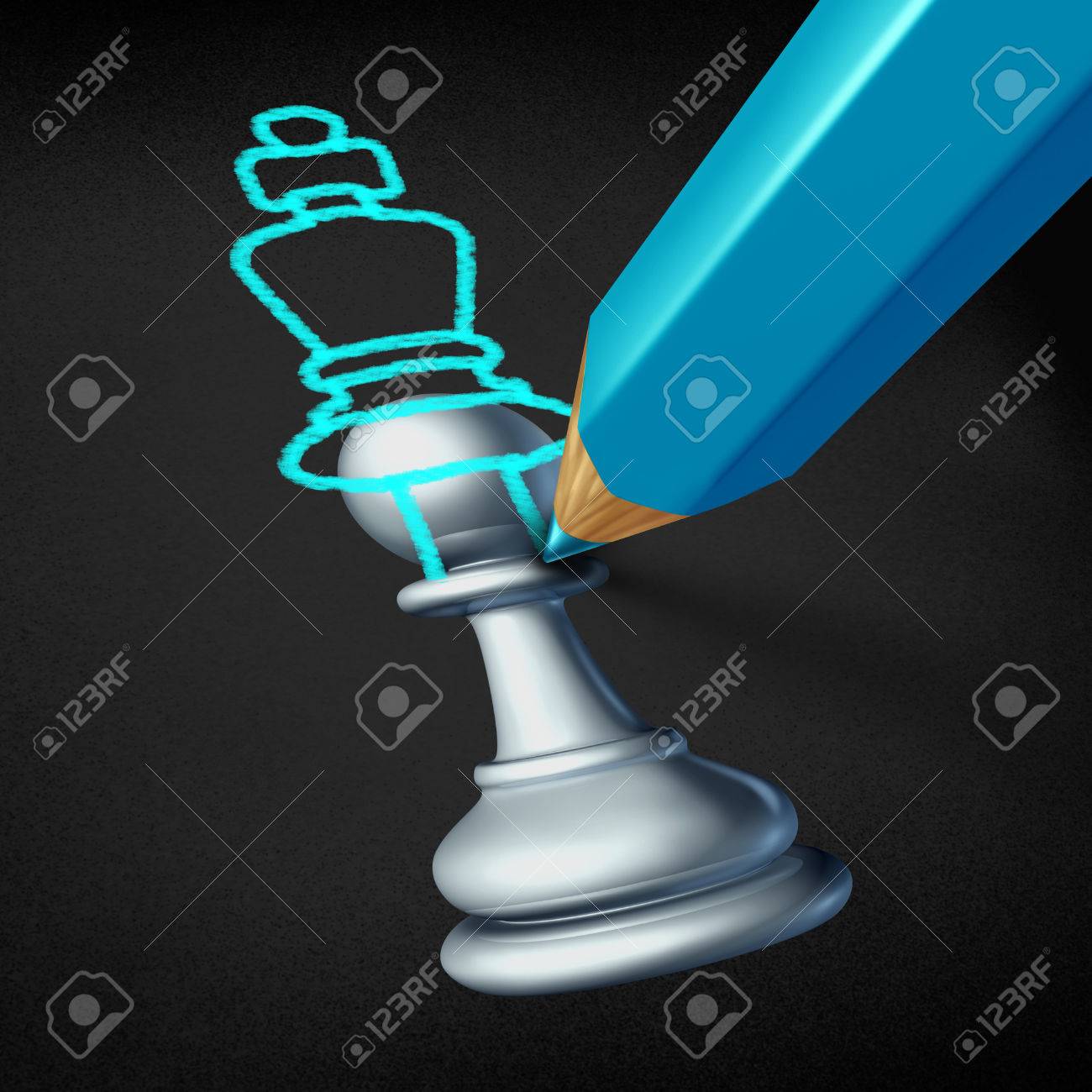 1300x1300 Leadership Planning And Future Leader Concept As A Chess Pawn