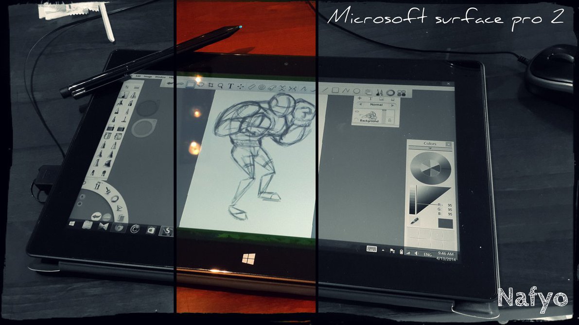 1191x670 My Current Drawing Tool Surface Pro 2 Pc Tablet By Nafyo Toons