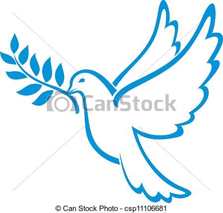 450x430 Vector Of Dove Of Peace Peace Dove, Symbol Of Peace Csp11106681