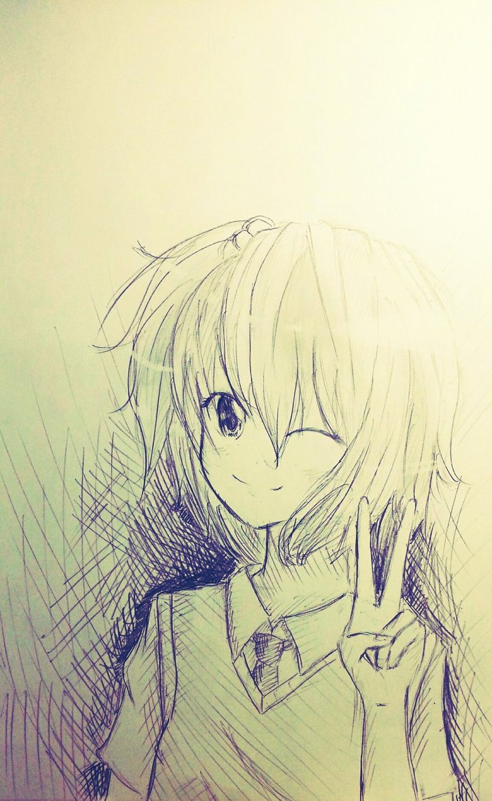 701x1140 Peace Hand Sign By Anetchanimee