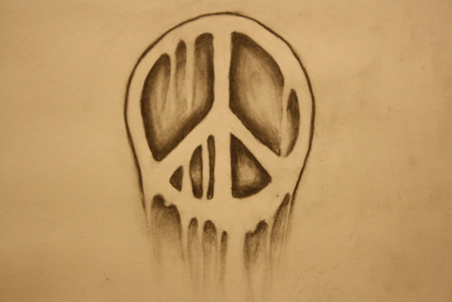 900x601 My Peace Sign Tattoo By Tripl685704