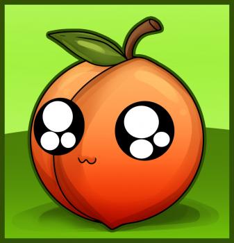 337x350 How To Draw How To Draw A Peach Chibi