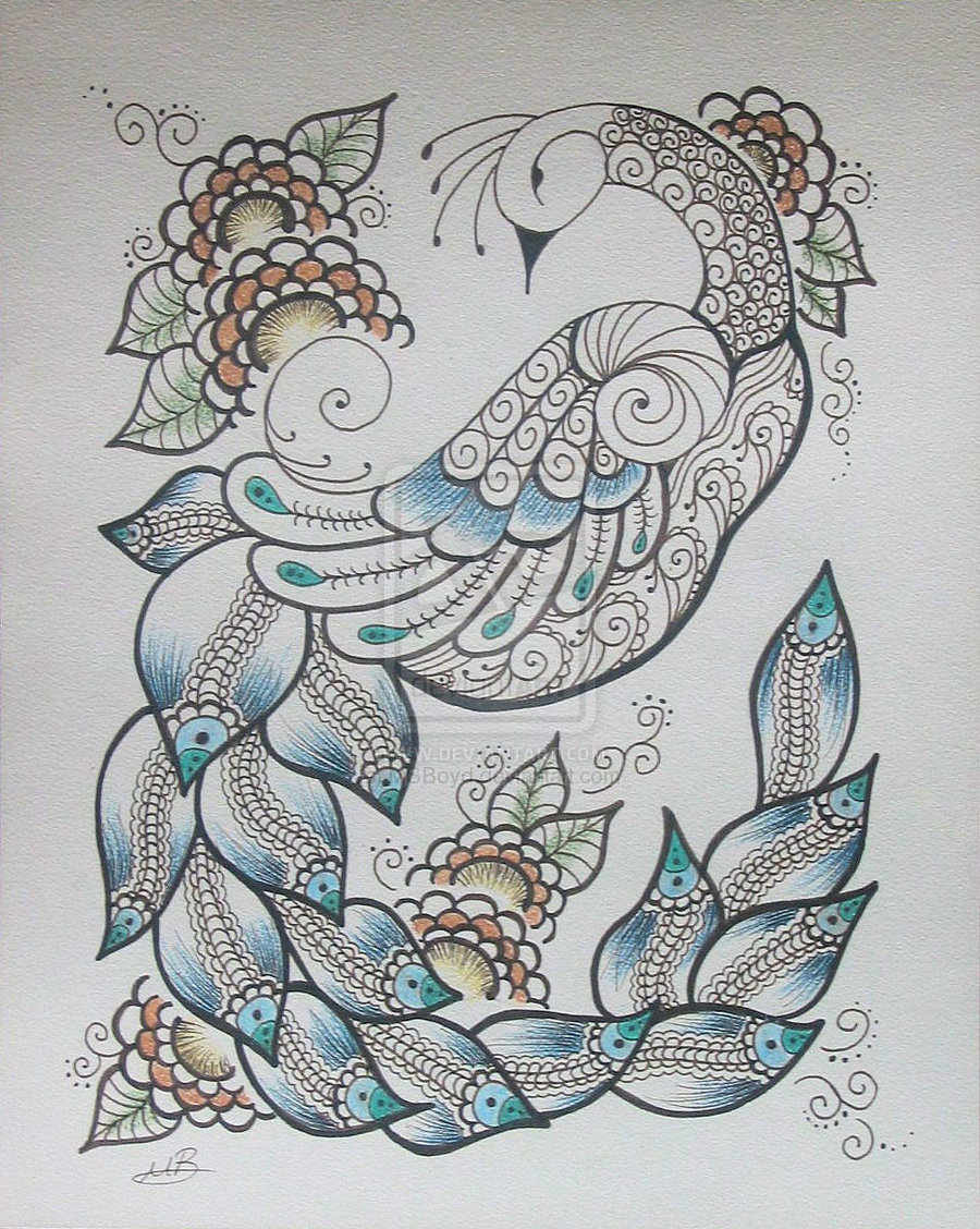 900x1128 Peacock Pencil Designs Peacock Henna Designs Henna Tattoo Indian
