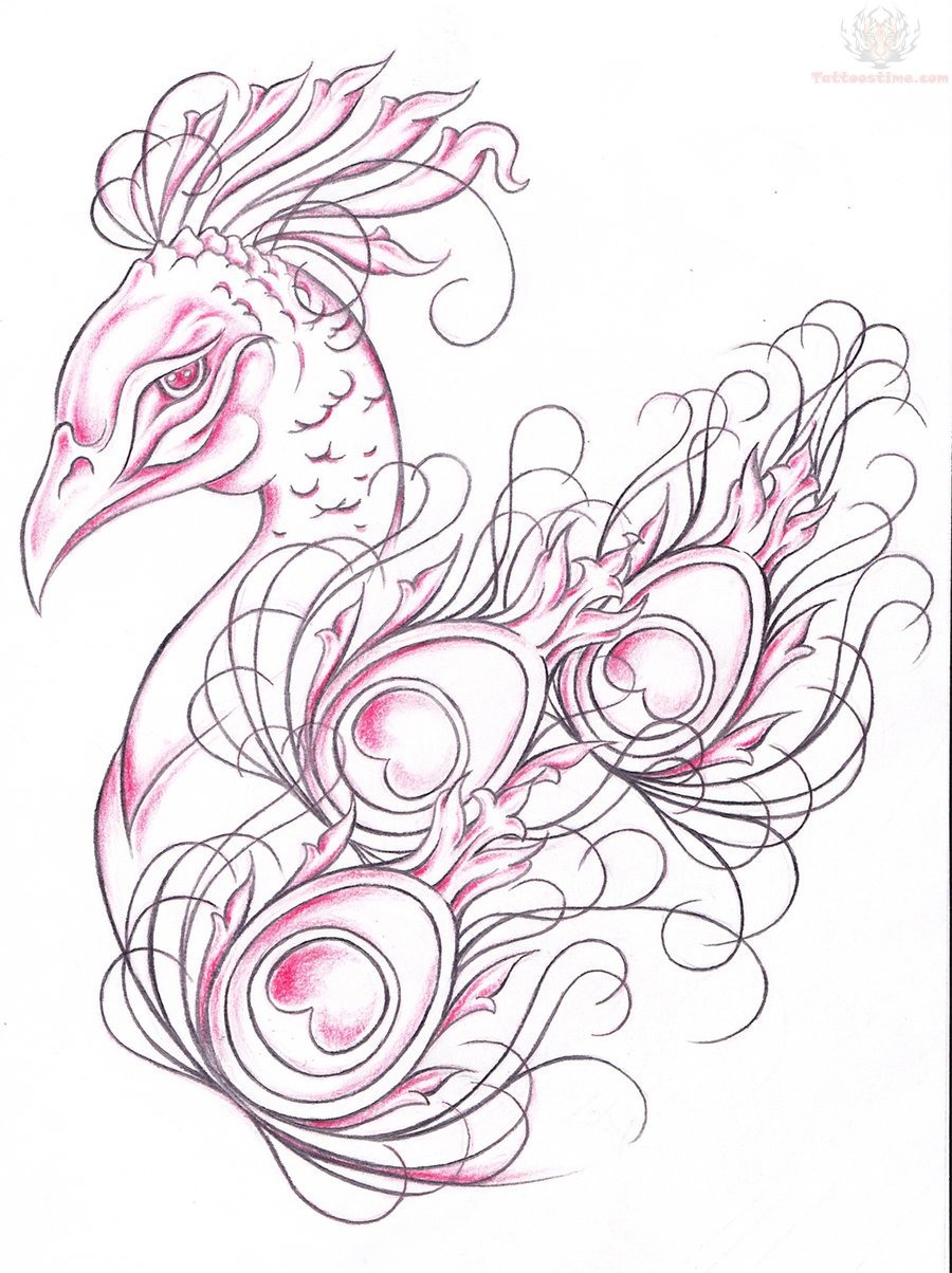 900x1204 Peacock Head Tattoo Design It's All Art To Me.