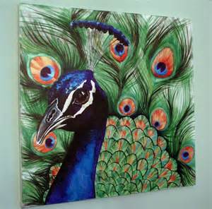 300x296 Peacock Drawing With Colour