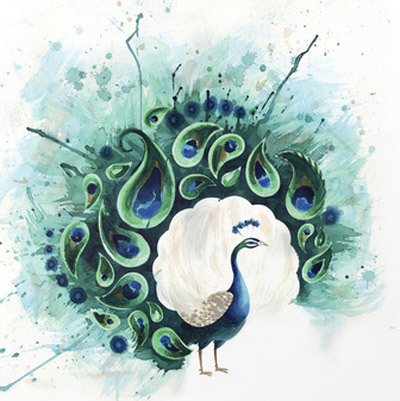 400x401 10 Impressive Peacock Tattoo Designs