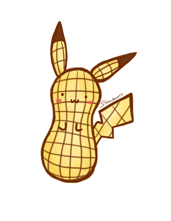 584x751 Peanut Pikachu By Fishooe