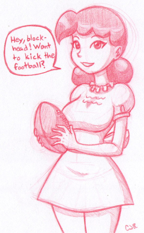 586x950 Lucy From Peanuts By X Cross