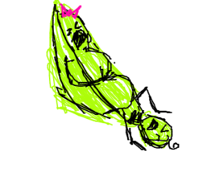 300x250 A Giant Peapod Giving Birth (Drawing By Djinn