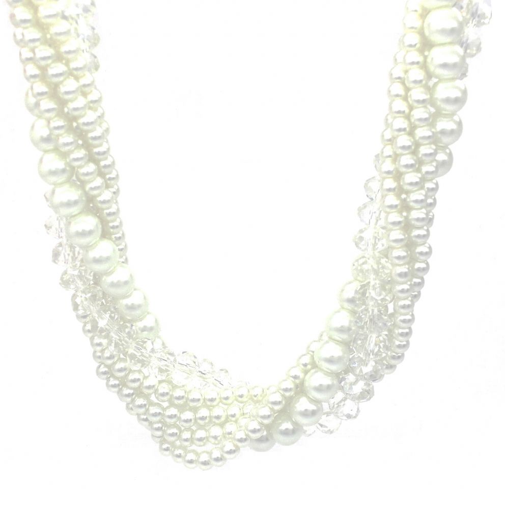 992x1000 White Glass Pearl Amp Crystal Twisted Multi