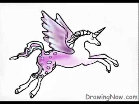 480x360 How To Draw A Fantasy Unicorn