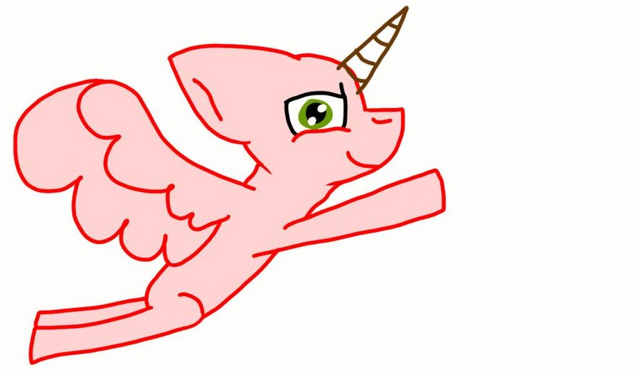 900x527 Mlp Base Pegasusalicorn Flying By Sleepaway55