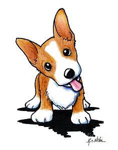 236x300 Pembroke Welsh Corgi Drawings Fine Art America