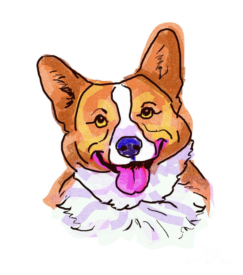 797x900 The Pembroke Welsh Corgi Love Of My Life Drawing By I Am Lalanny