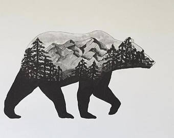 340x270 Pen And Ink Animal Etsy