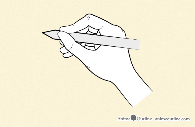 675x439 6 Ways To Draw Anime Hands Holding Something Anime Outline
