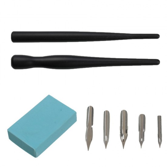 550x550 Mylifeunit Cartoon Comic Dip Pen Set