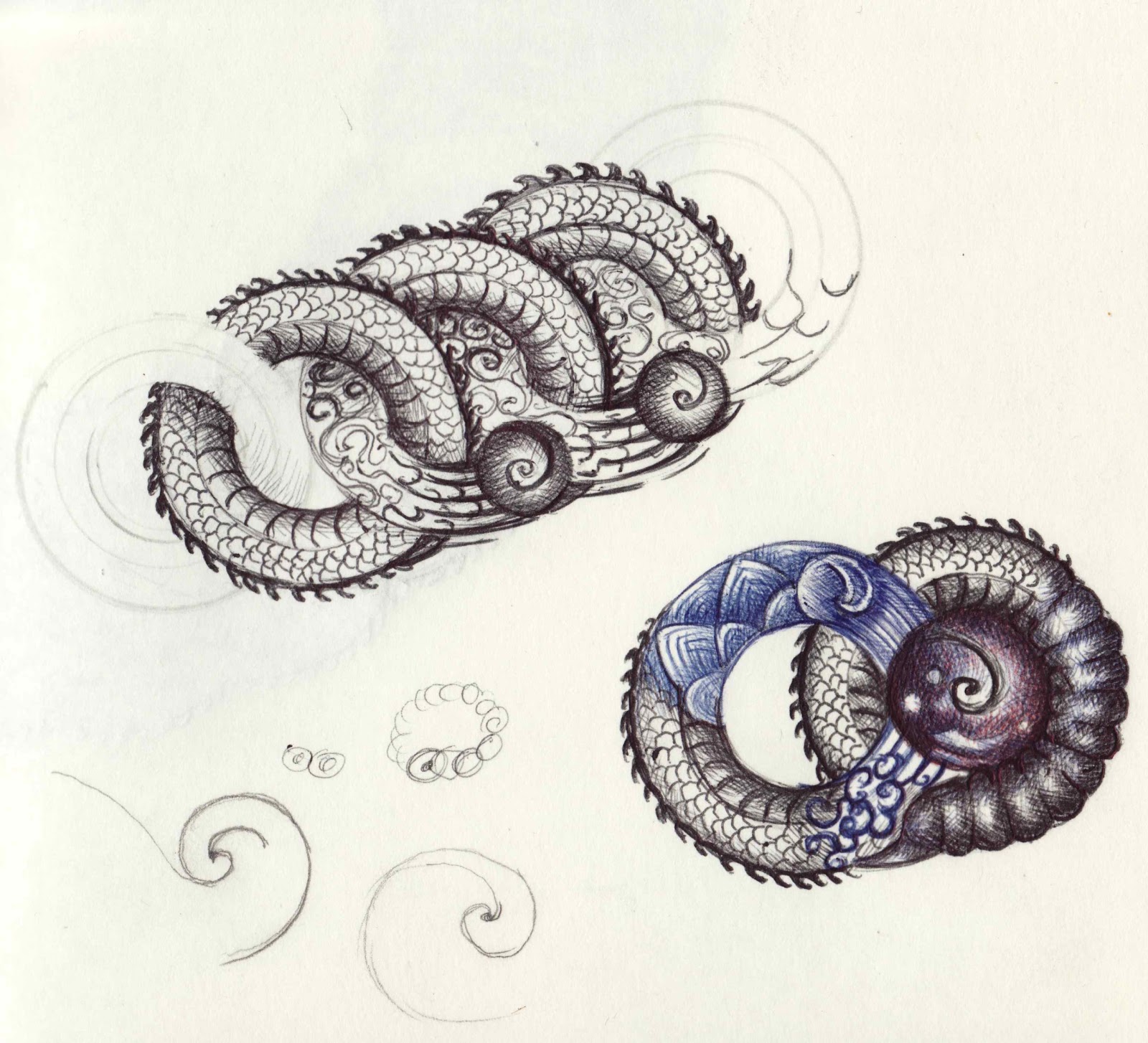 1600x1454 Eugene Ceramic Artist Ballpoint Pen Drawings Of Jewellery